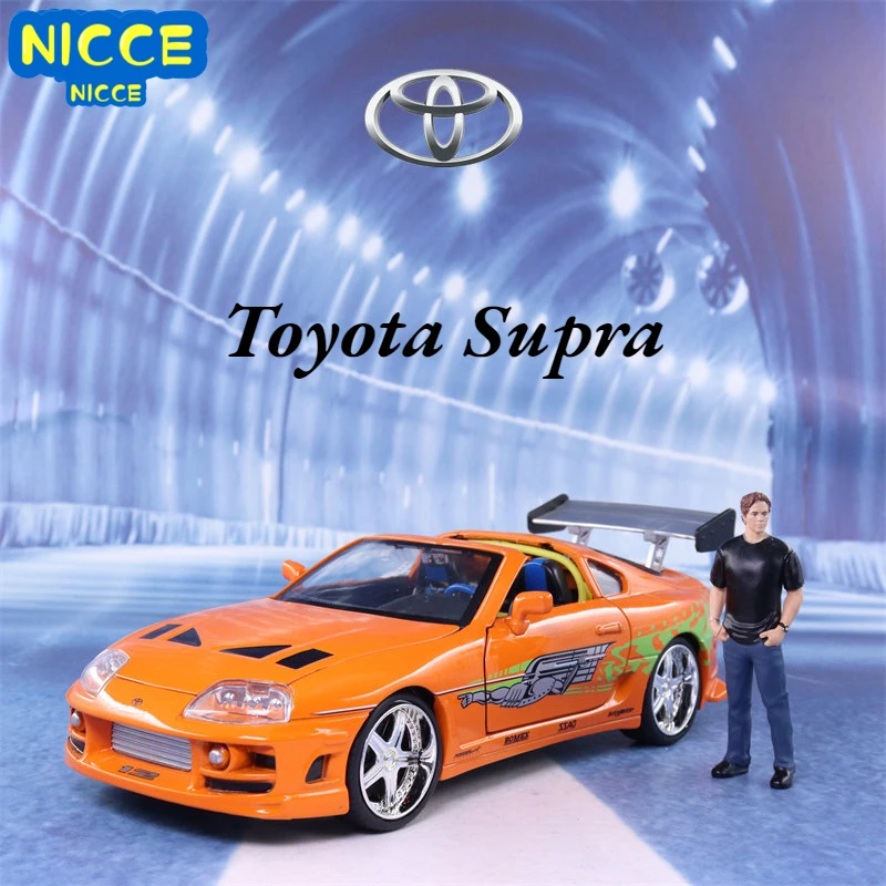 Nicce Jada 1:24 Брайан и 1995 Toyota Supra высокое моделирование литая машина из металлического сплава Модель автомобиля детские игрушки коллекционные подарки J4
Nicce Jada 1:24 Брайан и 1995 Toyota Supra высокое моделирование литая машина из металлического сплава Модель автомобиля детские игрушки коллекционные подарки J4