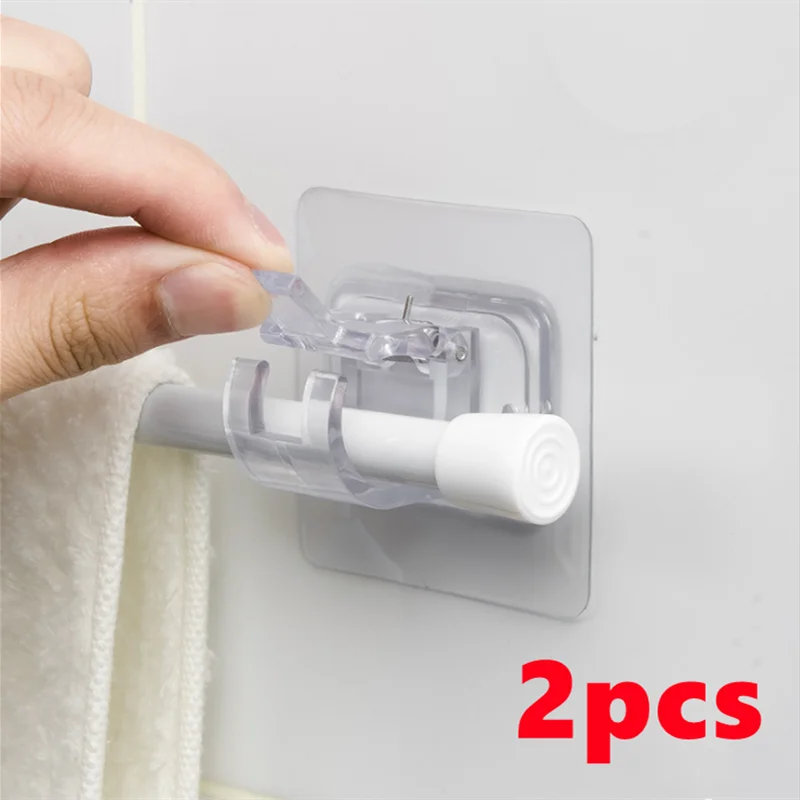 Self Adhesive Hooks Punch-free Curtain Rod Clip Hook Shower Curtain Rod Hanging Holder Household Fixed Clip Hanging Hook Holder
Self Adhesive Hooks Punch-free Curtain Rod Clip Hook Shower Curtain Rod Hanging Holder Household Fixed Clip Hanging Hook Holder