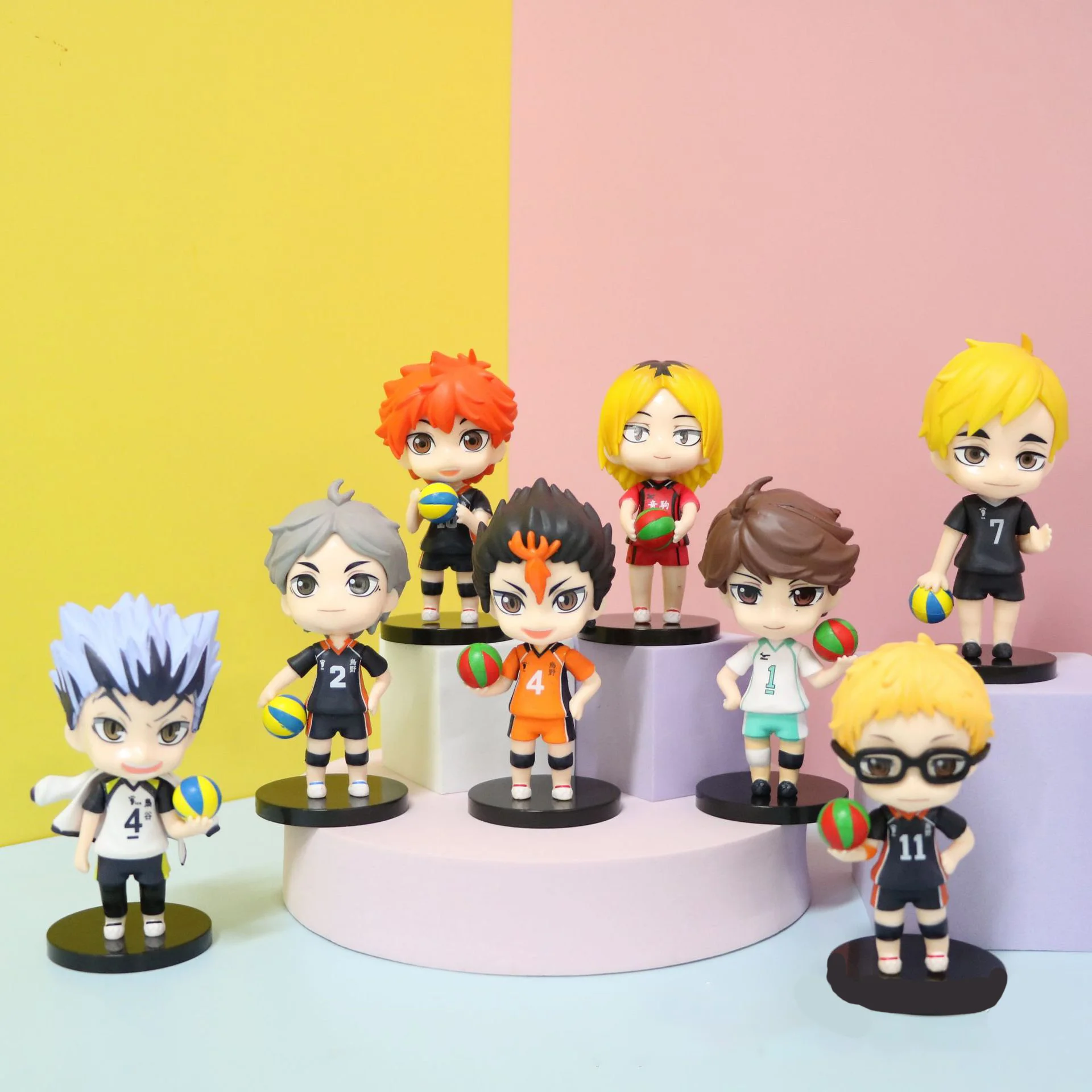 8 шт./комплект, экшн-фигурка Haikyuu, модель Q версии, Oikawa Tooru Kenma Kozume, аниме-фигурка, модель куклы, искусственный подарок для ребенка
8 шт./комплект, экшн-фигурка Haikyuu, модель Q версии, Oikawa Tooru Kenma Kozume, аниме-фигурка, модель куклы, искусственный подарок для ребенка