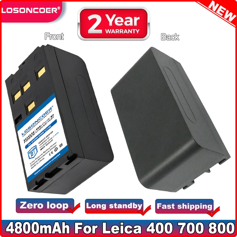 Аккумулятор 4800 мАч для Leica GPS500 SR500 TC1102 TC406 TCR405 TCR406 | Электроника