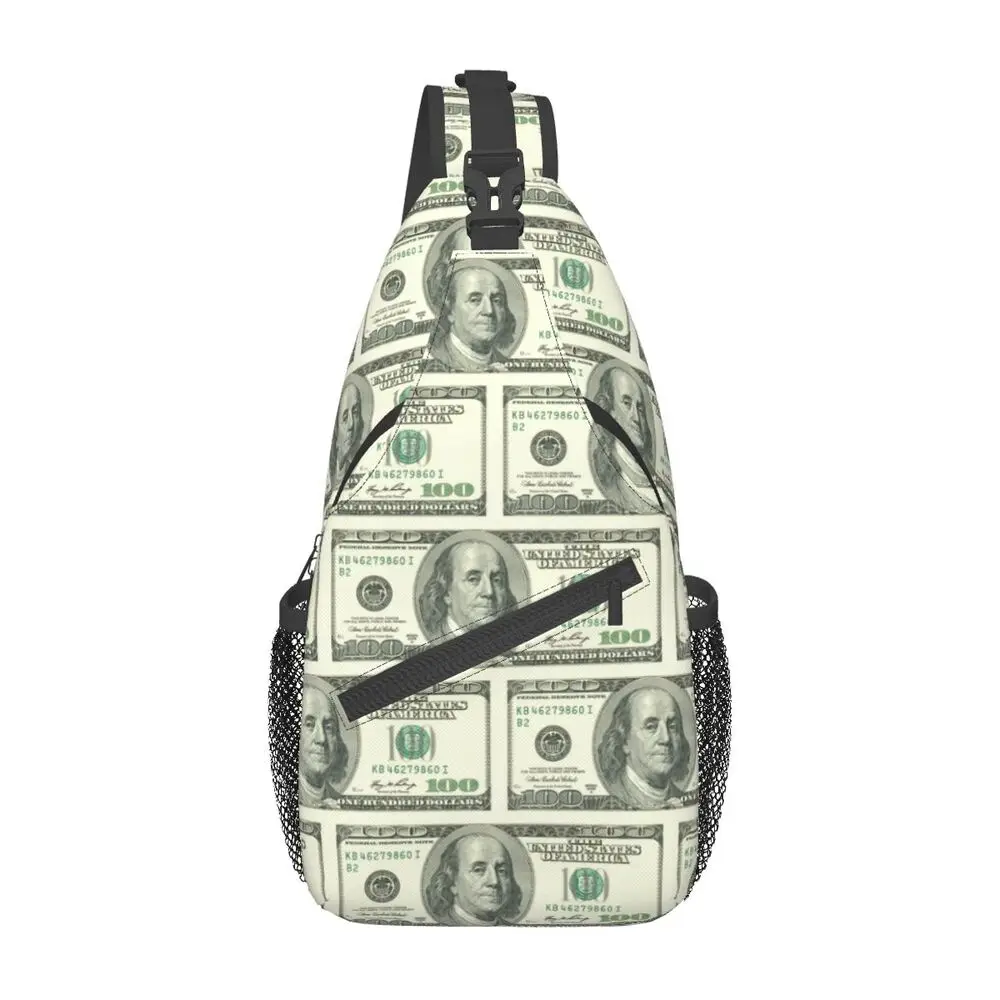United States 100 Dollar Sling Crossbody Backpack Men Custom Banknotes Pattern Shoulder Chest Bag for Travel Hiking Daypack
United States 100 Dollar Sling Crossbody Backpack Men Custom Banknotes Pattern Shoulder Chest Bag for Travel Hiking Daypack