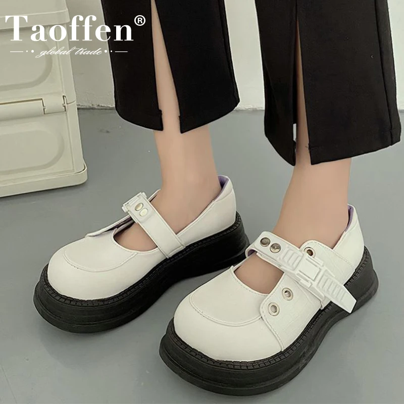 Taoffen Women Pumps Thick Bottom Female Shoes Stylish Buckle Ins Casual Street Fashion Daily Female Footwear Size 35-39
Taoffen Women Pumps Thick Bottom Female Shoes Stylish Buckle Ins Casual Street Fashion Daily Female Footwear Size 35-39