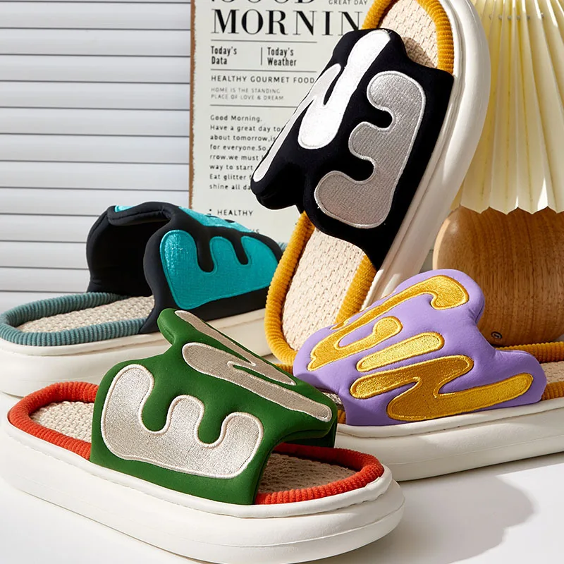 Women Indoor Slippers Floor Flat Shoes Comzy Non-slip Home Linen Slipper Women Platform Casual Shoes Men House Slippers
Women Indoor Slippers Floor Flat Shoes Comzy Non-slip Home Linen Slipper Women Platform Casual Shoes Men House Slippers