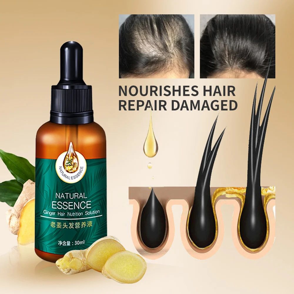 Ginger Hair Growth Essential Oil Hair Growth Serum Nourishing Soften Treatment Anti Hair Loss Liquid Repair Damaged Hair Care
Ginger Hair Growth Essential Oil Hair Growth Serum Nourishing Soften Treatment Anti Hair Loss Liquid Repair Damaged Hair Care