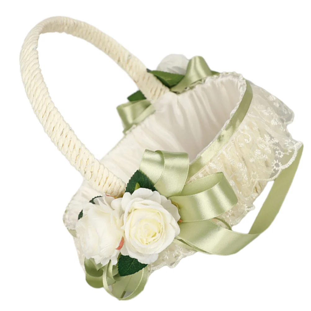 Wedding Basket Decorative Flower Storage Basket Elegant Flower Basket Wedding Flower Petal Basket
Wedding Basket Decorative Flower Storage Basket Elegant Flower Basket Wedding Flower Petal Basket