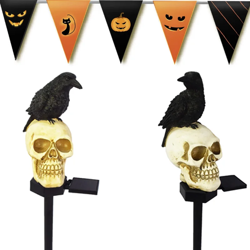 Halloween Skull Head Solar Light For Outdoor Garden Ground Courtyard Waterproof Resin Animals Lantern Halloween Decoration Lamp
Halloween Skull Head Solar Light For Outdoor Garden Ground Courtyard Waterproof Resin Animals Lantern Halloween Decoration Lamp