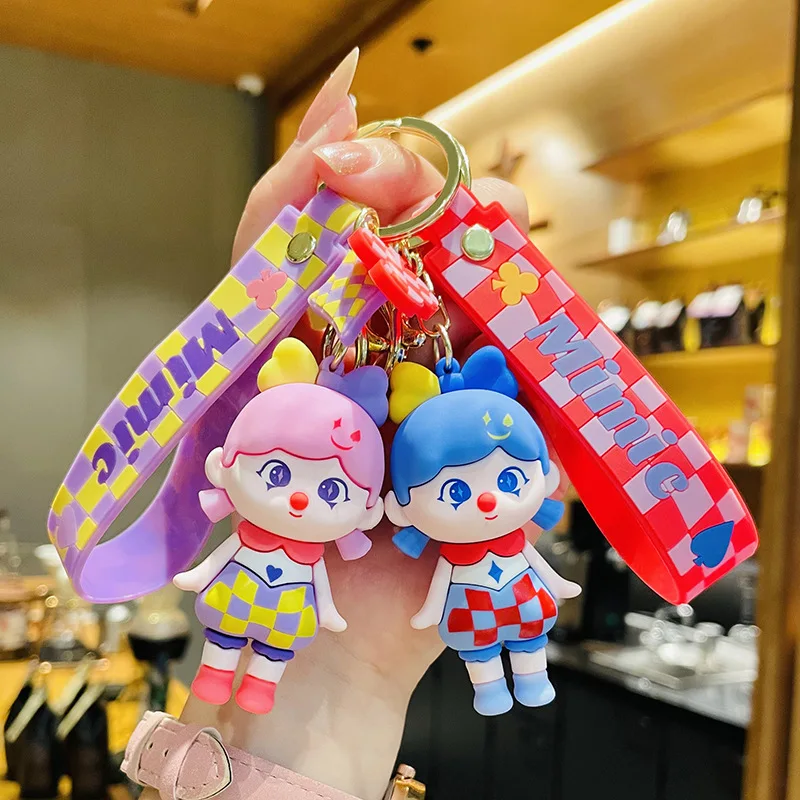 Fashion Cute Checkerboard Girl Key Chain Personality Female Exquisite Bag Pendant Car Key Pendant Gift Wholesale Anime Keychain 
Fashion Cute Checkerboard Girl Key Chain Personality Female Exquisite Bag Pendant Car Key Pendant Gift Wholesale Anime Keychain