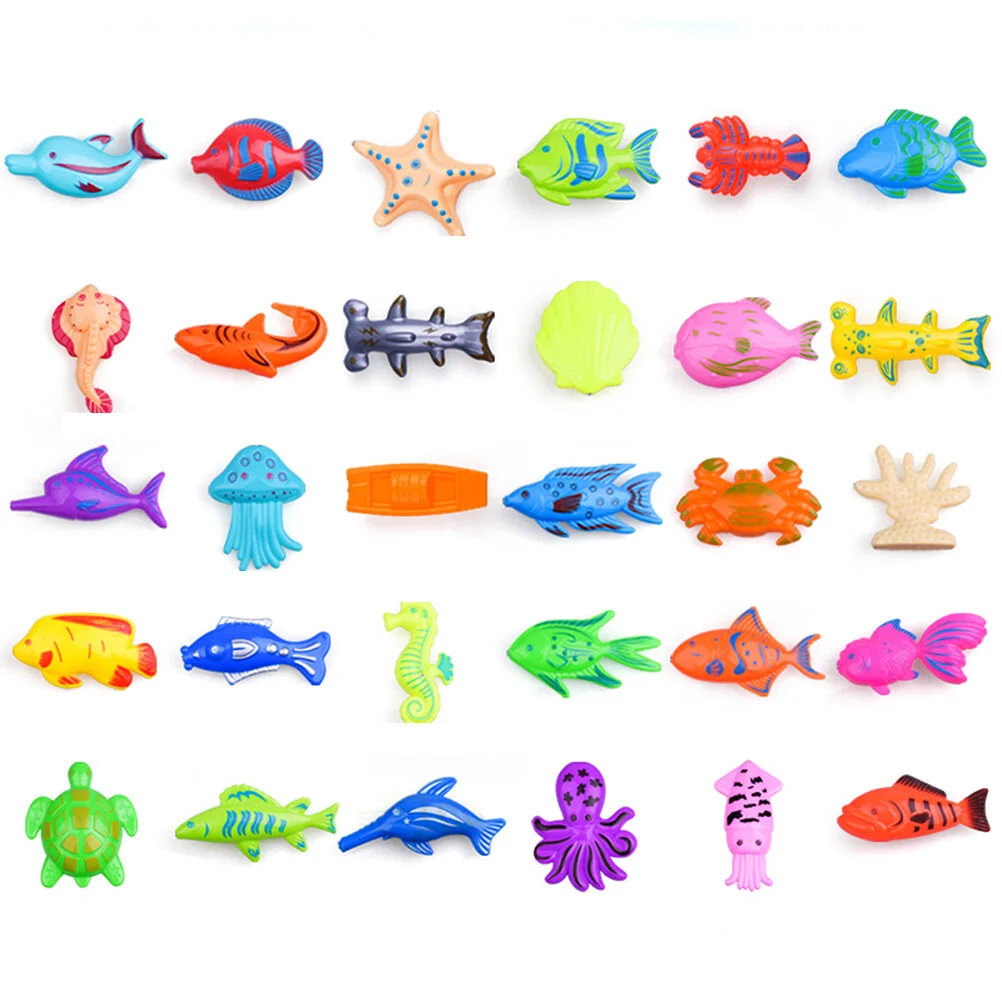 47 PcsToys For Kittens /1 Game Set Summer Toys Kids Educational Fishing Kit Magnetic Plaything Toddler 
47 PcsToys For Kittens /1 Game Set Summer Toys Kids Educational Fishing Kit Magnetic Plaything Toddler