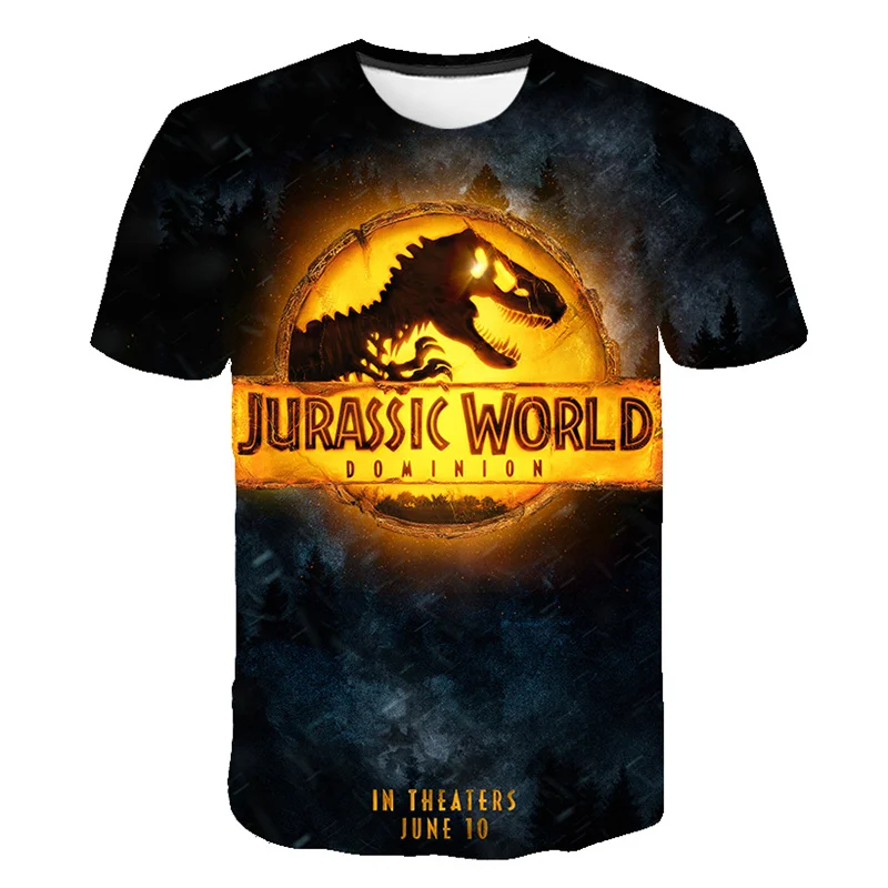 3-14 Years Children Short Sleeves T-shirt Cartoon Dinosaur Jurassic World Dominion Tshirt Boys Tops Kids Baby Boys Girls Clothe
3-14 Years Children Short Sleeves T-shirt Cartoon Dinosaur Jurassic World Dominion Tshirt Boys Tops Kids Baby Boys Girls Clothe
