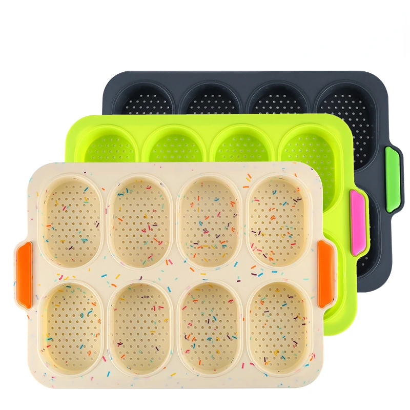 Colorful Dot Silica Gel Two-color Cake Mold Thickened Muffin Cup 8-grid Stick Mold Oven Bread Cake Baking Mold
Colorful Dot Silica Gel Two-color Cake Mold Thickened Muffin Cup 8-grid Stick Mold Oven Bread Cake Baking Mold