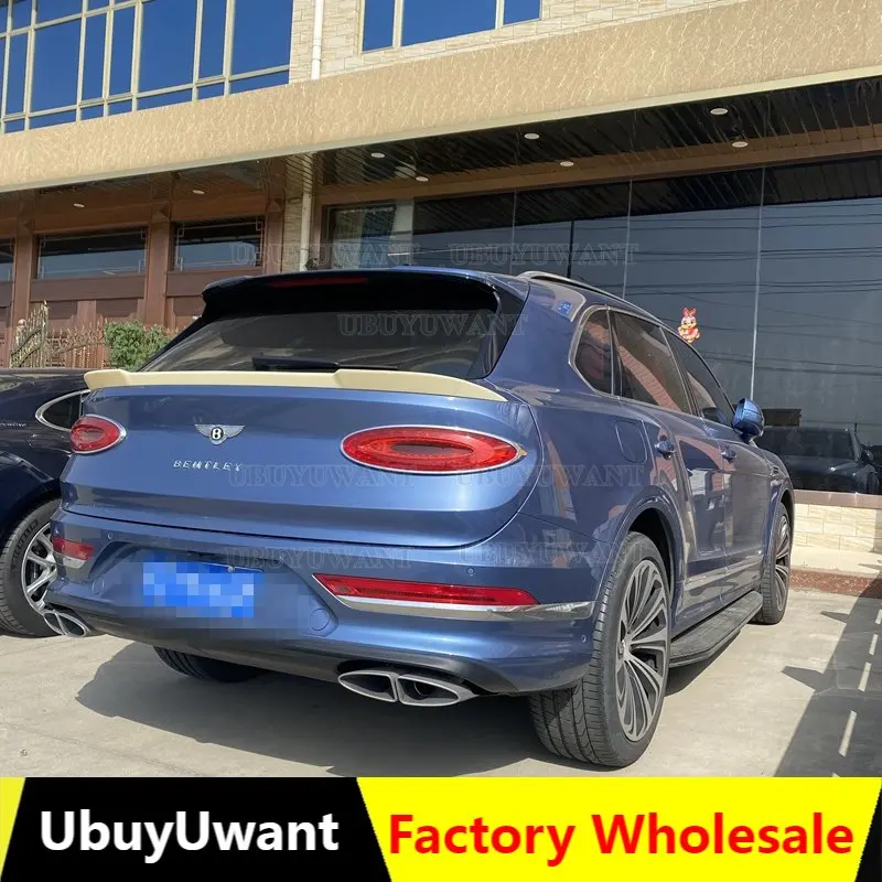For Bentley Bentayga V8-W12 Limited Edition 2021+ Carbon Fiber color middle Spoiler Tail Trunk Boot Wing Cover Car Accessories
For Bentley Bentayga V8-W12 Limited Edition 2021+ Carbon Fiber color middle Spoiler Tail Trunk Boot Wing Cover Car Accessories