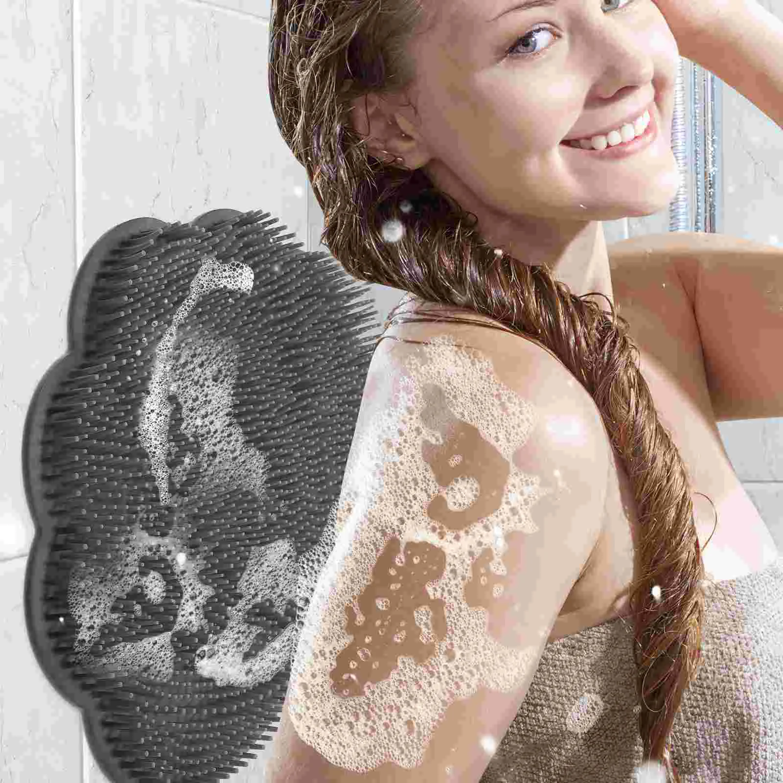Scrubber Foot Mat Silicone Bath Pad Mounted Wall Body Exfoliator Cushion Cleaner Washer Brush Shower
Scrubber Foot Mat Silicone Bath Pad Mounted Wall Body Exfoliator Cushion Cleaner Washer Brush Shower