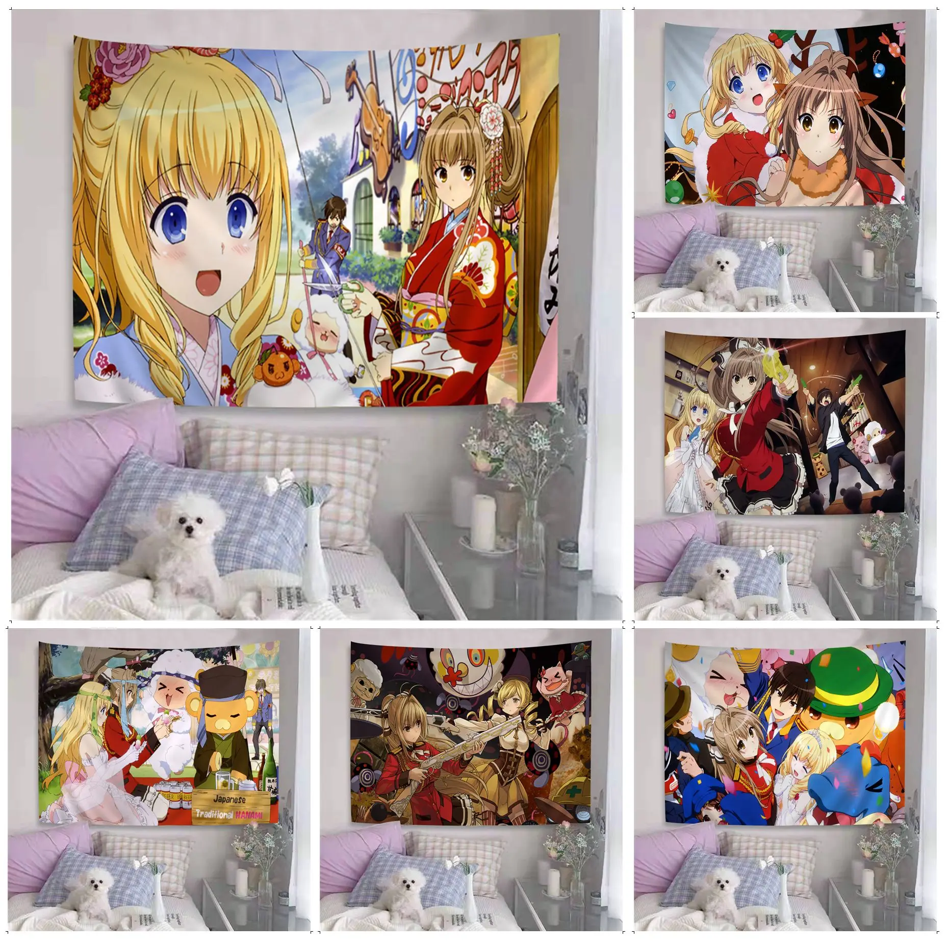 Anime Amagi Brilliant Park Tapestry Art Printing Hippie Flower Wall Carpets Dorm Decor Art Home Decor
Anime Amagi Brilliant Park Tapestry Art Printing Hippie Flower Wall Carpets Dorm Decor Art Home Decor