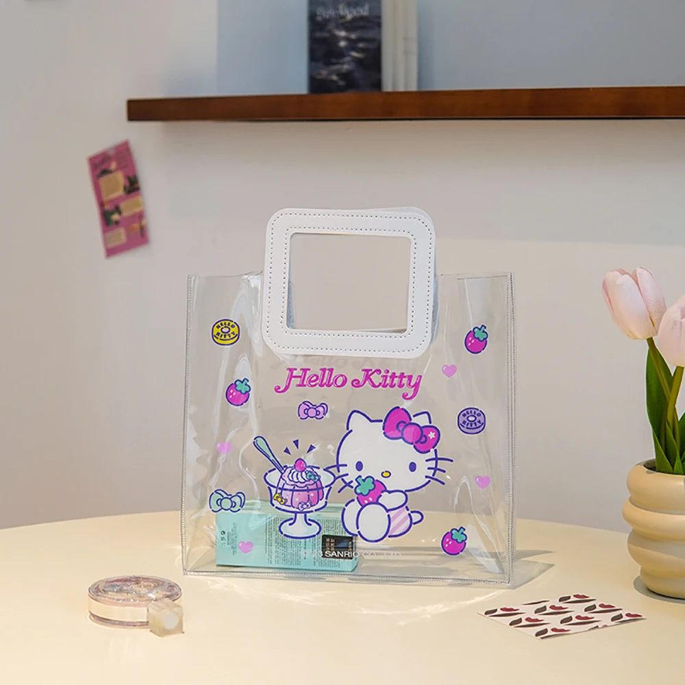 Sanrio аниме прозрачная сумка Повседневная универсальная уличная сумка Kawaii ПВХ сумка пакет подарок для друга женский водонепроницаемый рюкзак
Sanrio аниме прозрачная сумка Повседневная универсальная уличная сумка Kawaii ПВХ сумка пакет подарок для друга женский водонепроницаемый рюкзак