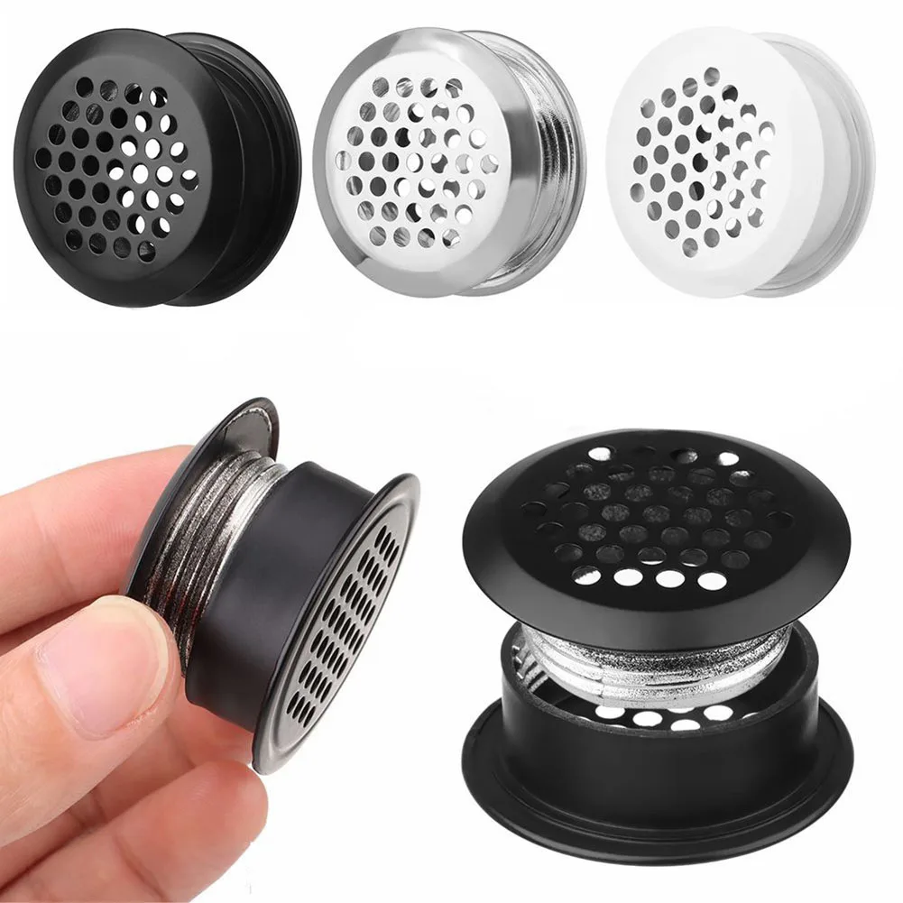 2pcs Stainless Steel Round Air Vent Grille Wardrobe Cabinet Metal Ventilation Plugs Furniture Hardware Silver Black White
2pcs Stainless Steel Round Air Vent Grille Wardrobe Cabinet Metal Ventilation Plugs Furniture Hardware Silver Black White