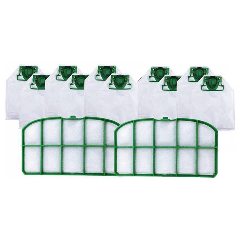 10Pcs Vacuum Cleaner Garbage Bags + 2 Filters For Vorwerk Kobold VK200 FP200 Vacuum Cleaner Replacement Parts
10Pcs Vacuum Cleaner Garbage Bags + 2 Filters For Vorwerk Kobold VK200 FP200 Vacuum Cleaner Replacement Parts