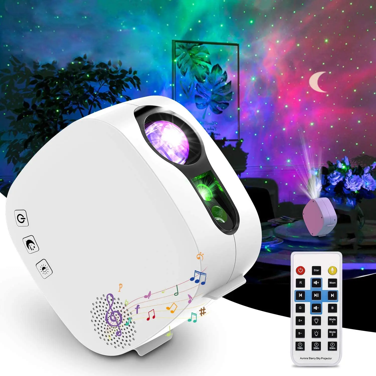 Star Galaxy Projector Night Light Projector LED Nebula Cloud Lamp with Bluetooth Music Speaker Remote Control for Kids Bedroom
Star Galaxy Projector Night Light Projector LED Nebula Cloud Lamp with Bluetooth Music Speaker Remote Control for Kids Bedroom
