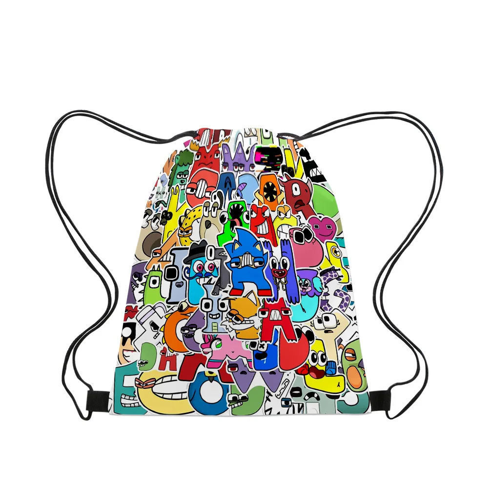 Alphabet Lore Schoolbag Letter Legend Surrounding Drawstring Backpack Cartoon Beam Pocket Primary and Secondary School Students
Alphabet Lore Schoolbag Letter Legend Surrounding Drawstring Backpack Cartoon Beam Pocket Primary and Secondary School Students