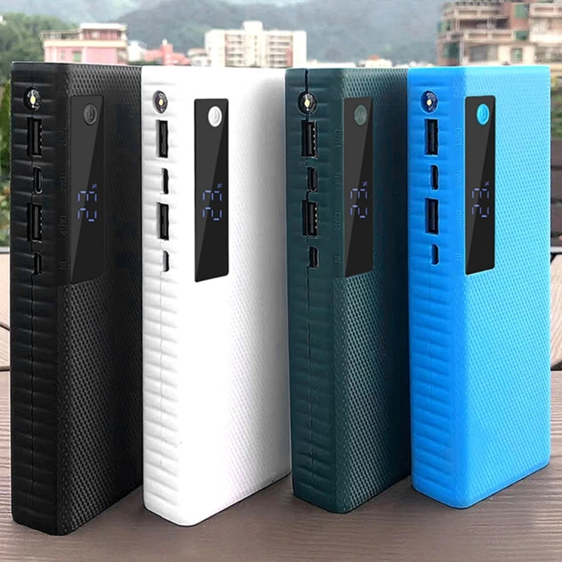 DIY Battery Power Bank Box 5 Slots 21700 Battery Power Box 5V/2.1A Dual Port Output Power Bank Portable Power
DIY Battery Power Bank Box 5 Slots 21700 Battery Power Box 5V/2.1A Dual Port Output Power Bank Portable Power