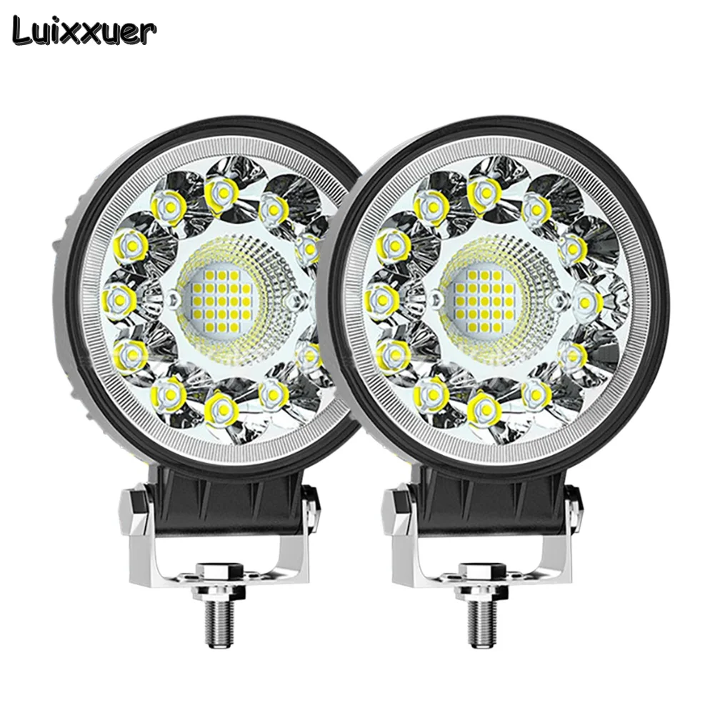 Car LED Pod Light 4" Round Light Bar 33LED Work Light 99W 12000LM Spot Flood Beam Driving Fog Light Off Road SUV ATV 4x4 Lamp
Car LED Pod Light 4" Round Light Bar 33LED Work Light 99W 12000LM Spot Flood Beam Driving Fog Light Off Road SUV ATV 4x4 Lamp
