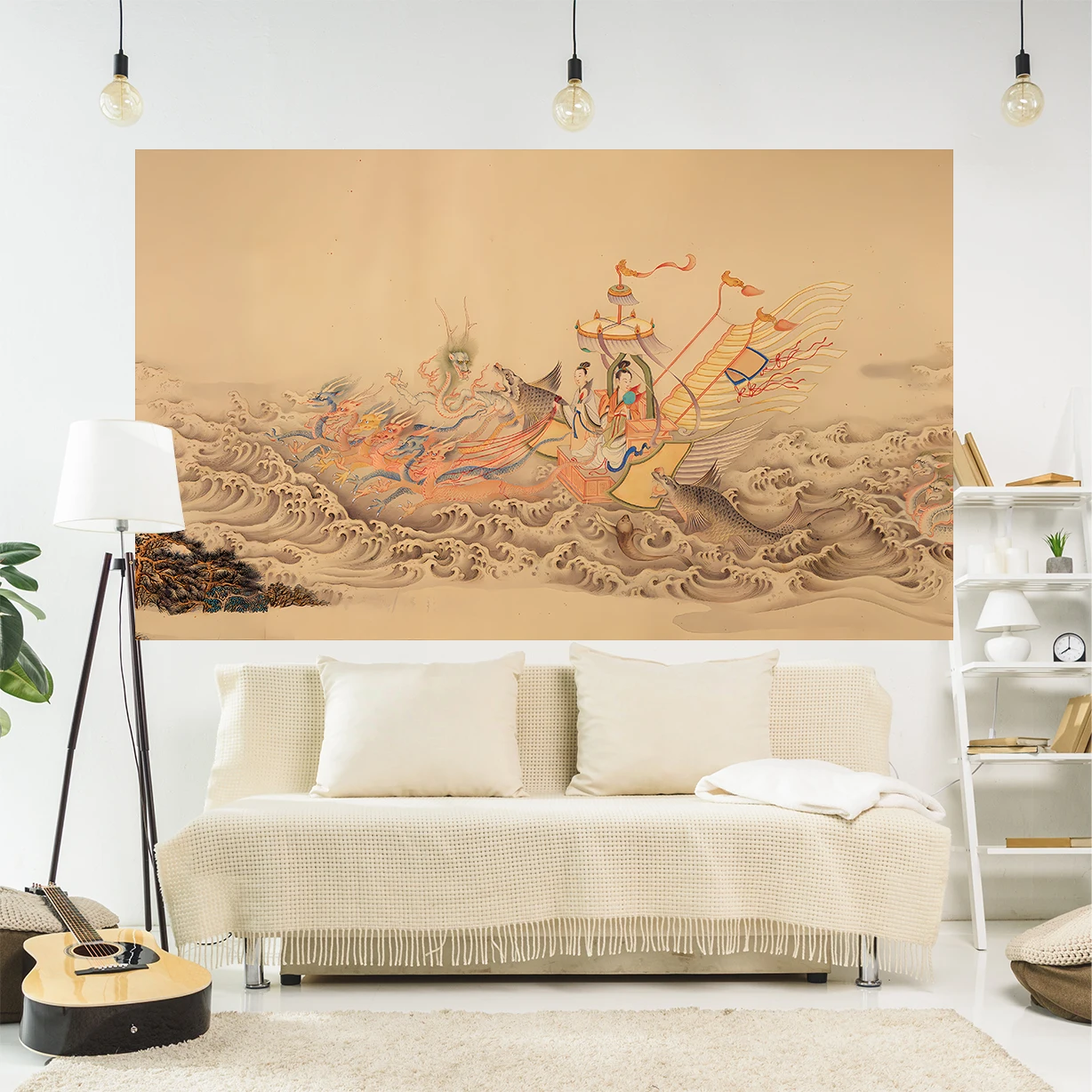 Vintage Atmosphere, Ancient Period Portrait, National Treasure, Background Decoration, Wall Tapestry, Polyester Material Living
Vintage Atmosphere, Ancient Period Portrait, National Treasure, Background Decoration, Wall Tapestry, Polyester Material Living