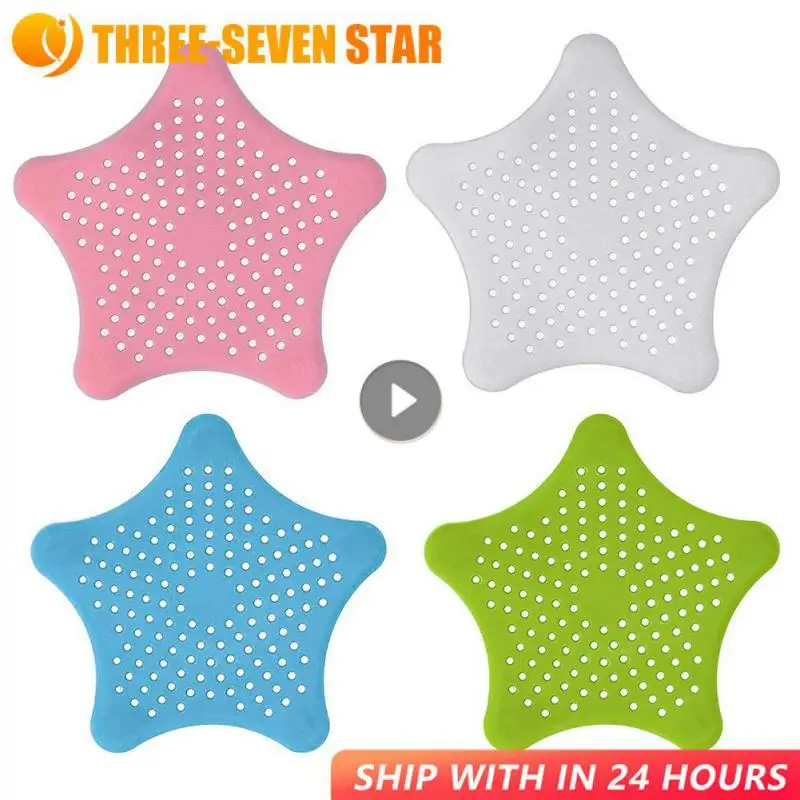 Anti-blocking Strainer Bathtub Shower Floor Silicone Drain Stopper Five-pointed Star Kitchen Sink Mesh Filter Hair Catcher
Anti-blocking Strainer Bathtub Shower Floor Silicone Drain Stopper Five-pointed Star Kitchen Sink Mesh Filter Hair Catcher