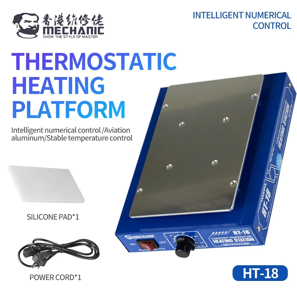 Нагревательная платформа MECHANIC HT-18 для ремонта экранов
Нагревательная платформа MECHANIC HT-18 для ремонта экранов