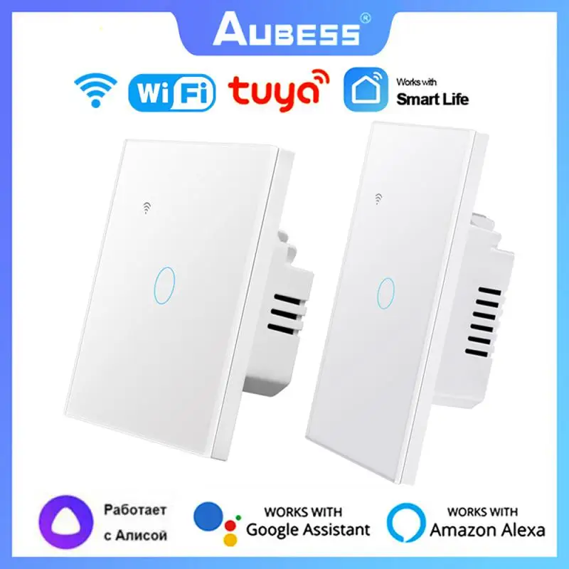 Tuya Wifi Smart Light Switch Touch US EU Glass Touch Panel Smart Life APP Control Works With Alexa And Google Home Yandex Alice
Tuya Wifi Smart Light Switch Touch US EU Glass Touch Panel Smart Life APP Control Works With Alexa And Google Home Yandex Alice