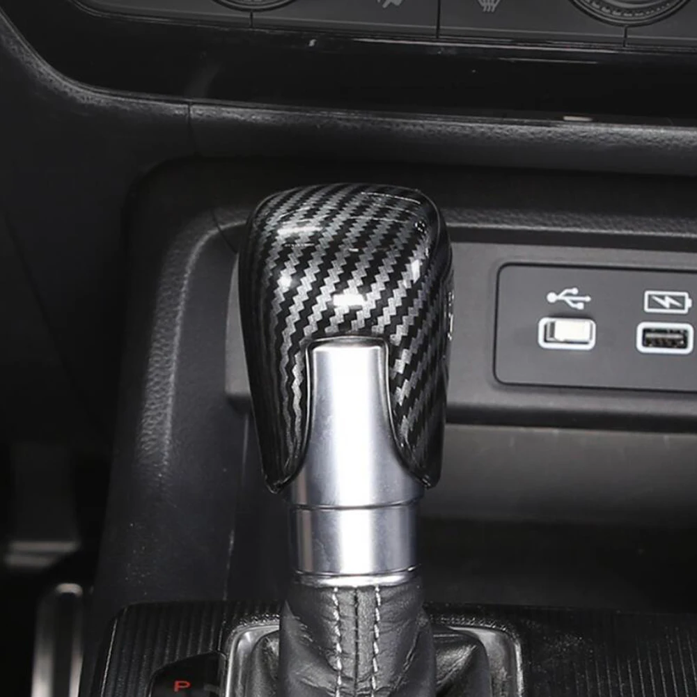 Cover Trim Gear Shift Knob Trim ABS Plastic Car Styling Carbon Fiber Style Gear Shift Knob Decor Interior Accessories
Cover Trim Gear Shift Knob Trim ABS Plastic Car Styling Carbon Fiber Style Gear Shift Knob Decor Interior Accessories