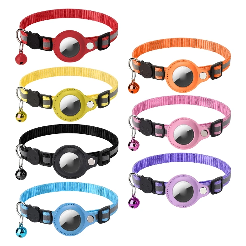 Pet Safety Collar for airtag Protective for CASE Holder for CAT Break away Collars with Bell for Small Dogs Drop Shipping
Pet Safety Collar for airtag Protective for CASE Holder for CAT Break away Collars with Bell for Small Dogs Drop Shipping