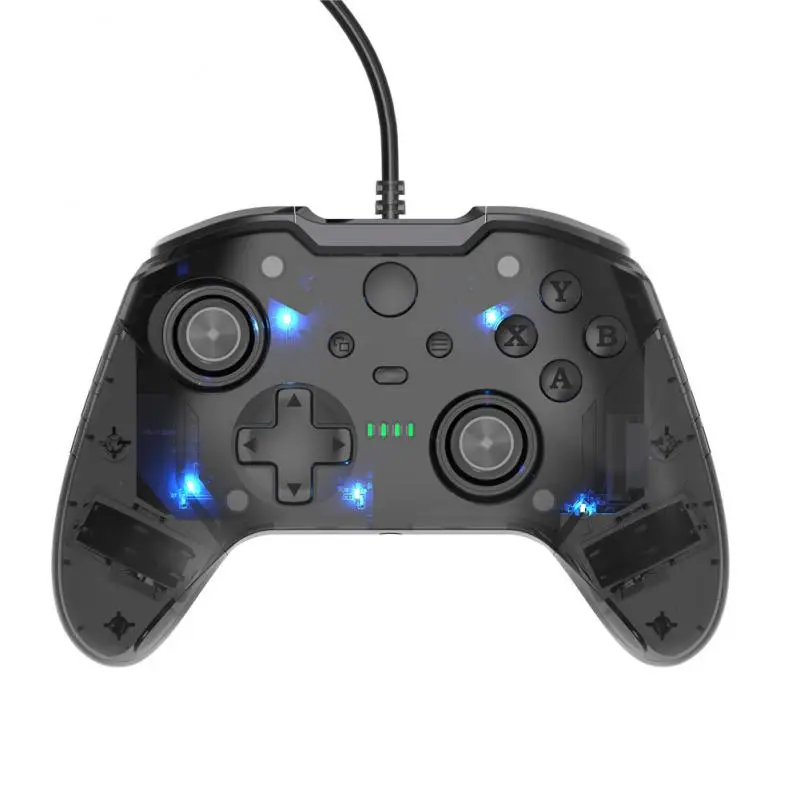Wired Controller Dual Vibration Transparent Lighting Gamepad High Quality For Series For One Wired Game Controller
Wired Controller Dual Vibration Transparent Lighting Gamepad High Quality For Series For One Wired Game Controller