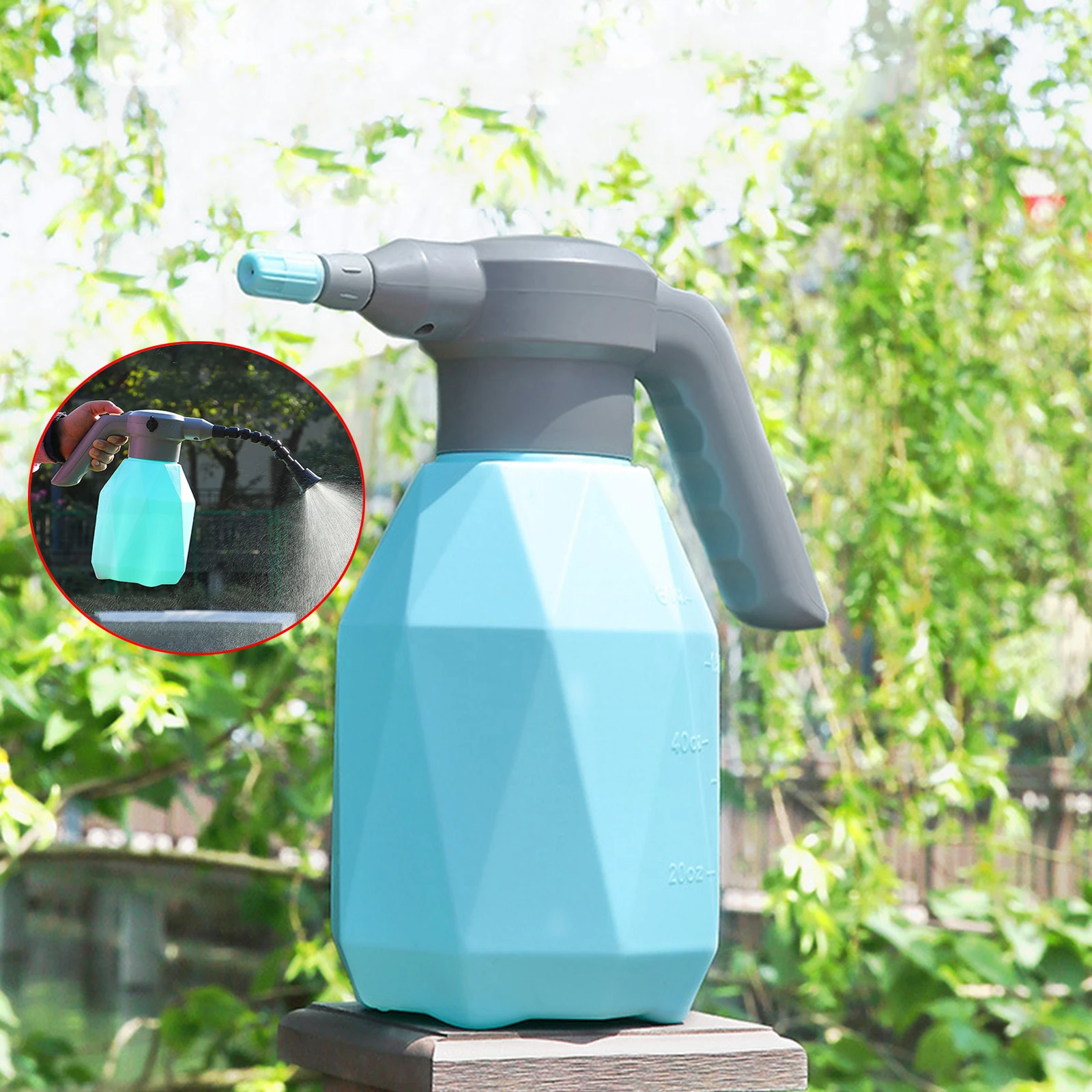 2L Electric Sprayer Bottle Garden Plant Sprayer Watering Can Adjustable Fogger Disinfection Spray Machine Agriculture Tools
2L Electric Sprayer Bottle Garden Plant Sprayer Watering Can Adjustable Fogger Disinfection Spray Machine Agriculture Tools