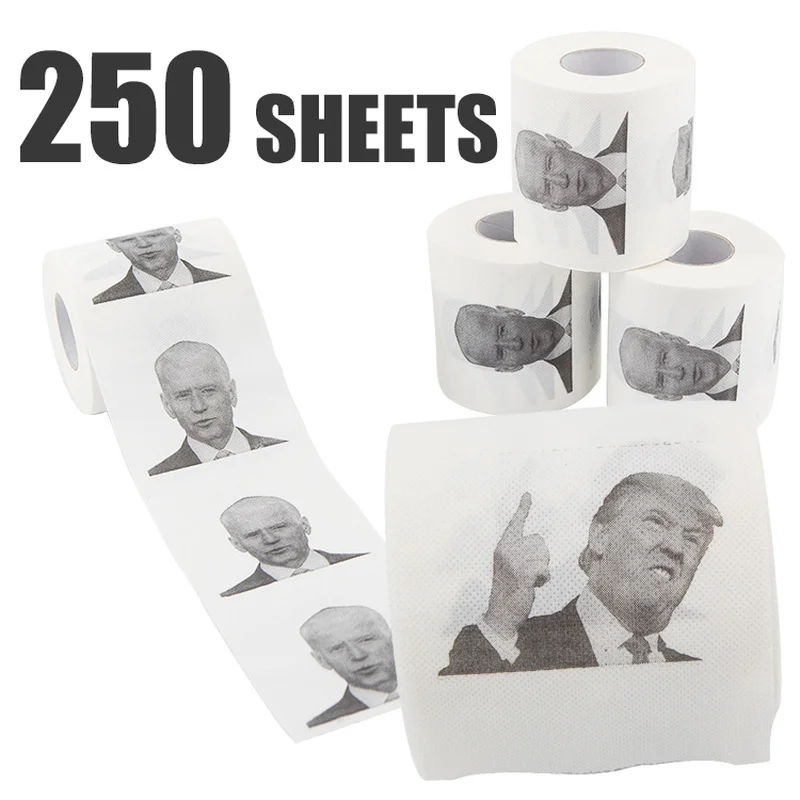Joe Biden Pattern Toilet Paper Roll Novelty.Gift Bathroom Paper Towel 250 Sheets Funny Paper
Joe Biden Pattern Toilet Paper Roll Novelty.Gift Bathroom Paper Towel 250 Sheets Funny Paper