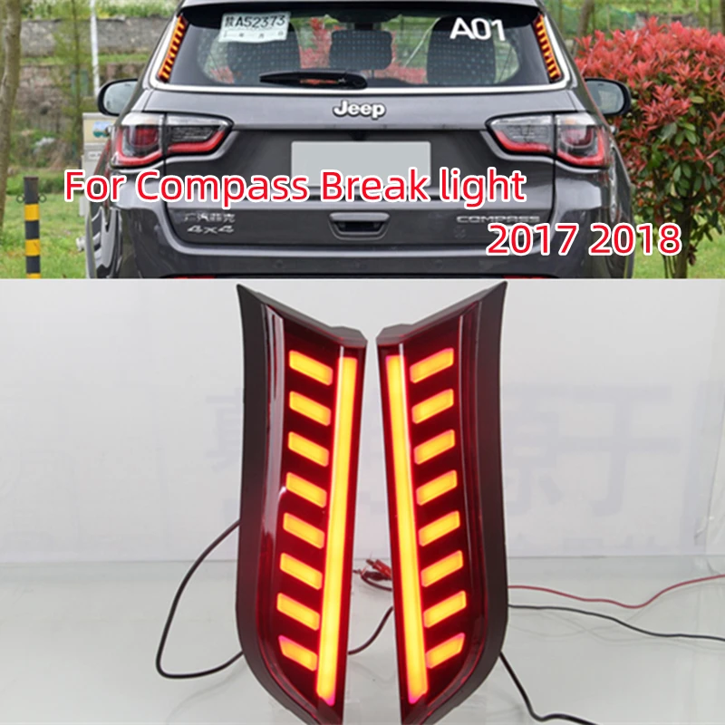 For Jeep Compass 2017 2018 12V Car LED Rear Trunk Pillar Light Column Brake LED Lamp Driving Light
For Jeep Compass 2017 2018 12V Car LED Rear Trunk Pillar Light Column Brake LED Lamp Driving Light