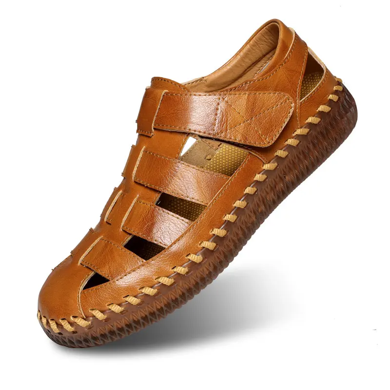 Men Leather Sandals 2022 Summer Trekking Men Handmade Genuine Sports Beach Shoes Hiking Sandal Men's Comfort Soft Wading Shoes
Men Leather Sandals 2022 Summer Trekking Men Handmade Genuine Sports Beach Shoes Hiking Sandal Men's Comfort Soft Wading Shoes