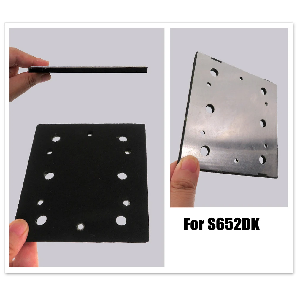 Power Tool Backing Pad Household Products Silver 110×100mm Aluminum Plate+ PU Foam Black For S650D S652D Sander
Power Tool Backing Pad Household Products Silver 110×100mm Aluminum Plate+ PU Foam Black For S650D S652D Sander