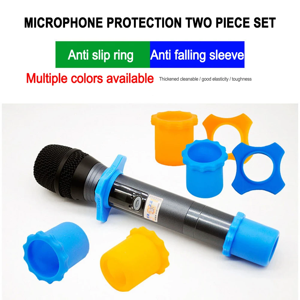 2pcs Handheld Microphone Anti-rolling Ring Bottom Protector Protective Sleeve Wireless Mic Anti-drop Ring
2pcs Handheld Microphone Anti-rolling Ring Bottom Protector Protective Sleeve Wireless Mic Anti-drop Ring