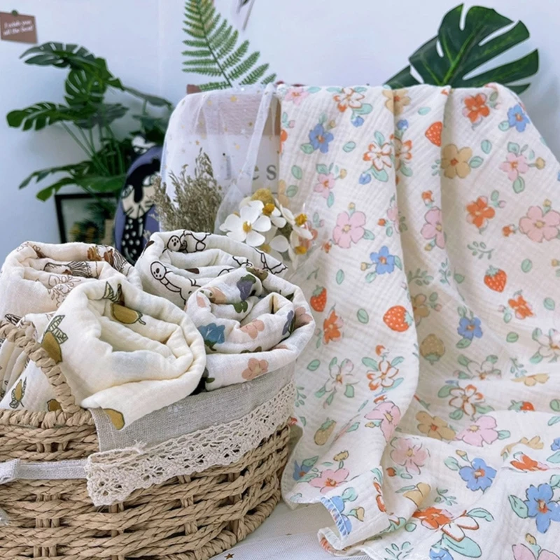 Newborn Swaddle Blanket High Absorb Shower Blanket Baby Wrap Towel Summer Thin Bath Towel Four Season Receiving Blanket
Newborn Swaddle Blanket High Absorb Shower Blanket Baby Wrap Towel Summer Thin Bath Towel Four Season Receiving Blanket