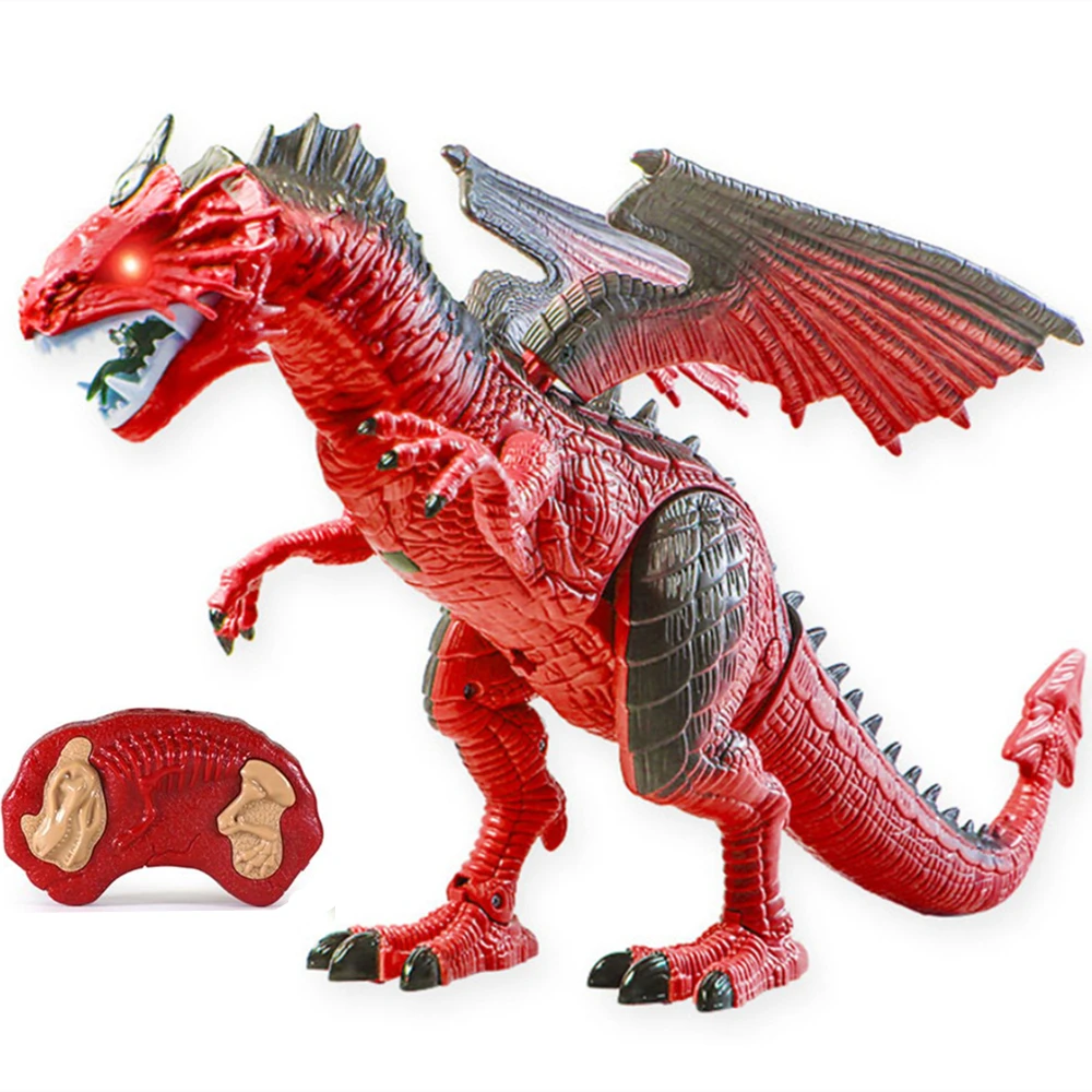 45 CM Dinosaur Spray Dragon Roar Walking Electric Remote Control Simulation Animal Model Kids Toys Children Boys Birthday Gift
45 CM Dinosaur Spray Dragon Roar Walking Electric Remote Control Simulation Animal Model Kids Toys Children Boys Birthday Gift
