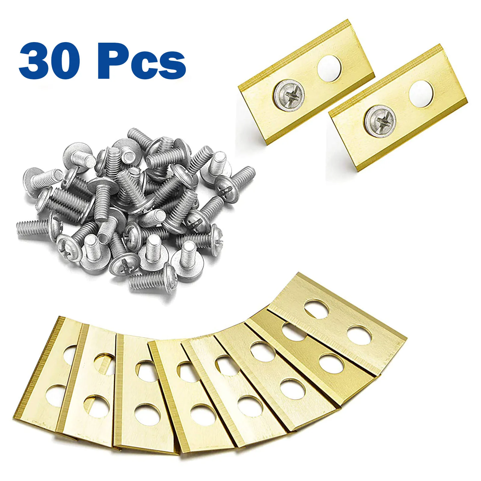 30PCS Trimmer Blade Lawn Mower Grass Replacement Trimmer Cutter Piece For Husqvarna Robotic 36*18*0.9mm Lawnmower Repair
30PCS Trimmer Blade Lawn Mower Grass Replacement Trimmer Cutter Piece For Husqvarna Robotic 36*18*0.9mm Lawnmower Repair