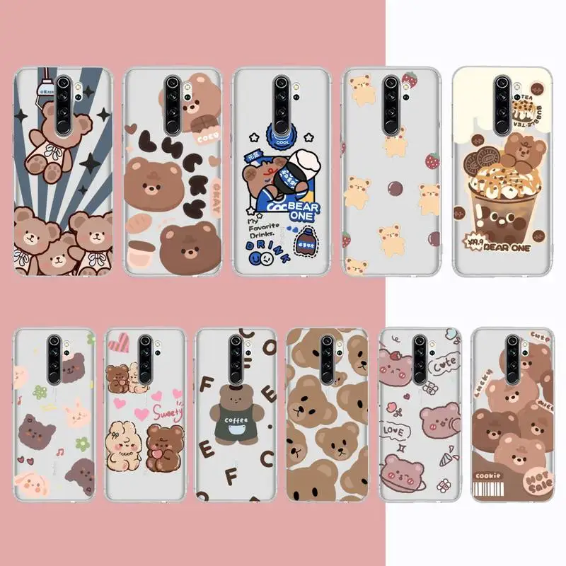 Chocolate Cute Smile Bear Phone Case for Samsung S20 ULTRA S30 for Redmi 8 for Xiaomi Note10 for Huawei Y6 Y5 cover
Chocolate Cute Smile Bear Phone Case for Samsung S20 ULTRA S30 for Redmi 8 for Xiaomi Note10 for Huawei Y6 Y5 cover