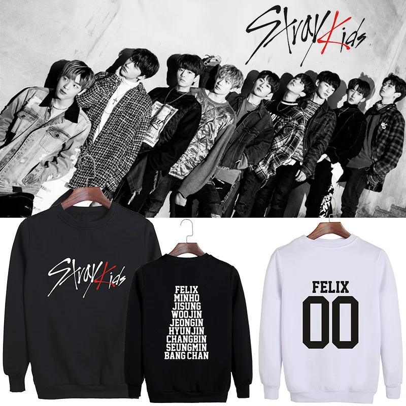 Детский свитер Straykids, толстовка с капюшоном в стиле K-Pop, свитера в стиле хип-хоп
Детский свитер Straykids, толстовка с капюшоном в стиле K-Pop, свитера в стиле хип-хоп