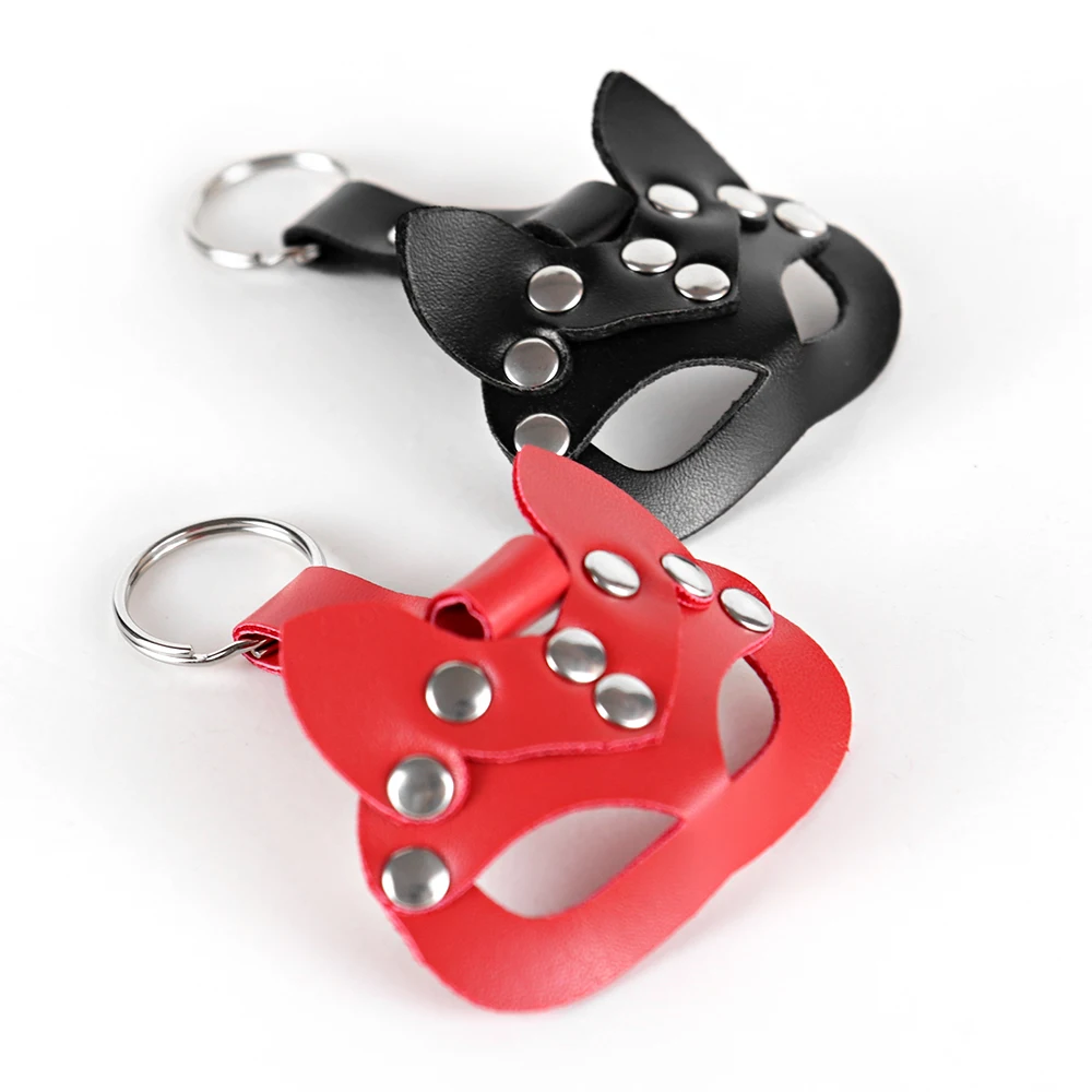 Handmade Leather Car KeyChain Mini Cat Mask Shape Key Button Hollow Out Key Buckle Key Rings Toys Women Belt Pendant
Handmade Leather Car KeyChain Mini Cat Mask Shape Key Button Hollow Out Key Buckle Key Rings Toys Women Belt Pendant