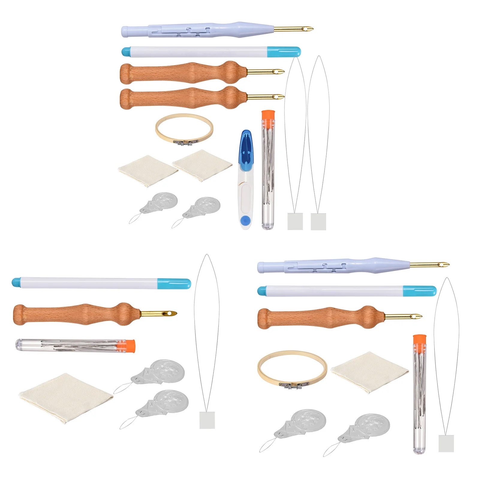 Punch Needle Embroidery Kit With Needle Threader For DIY Beginners Easy Embroidery Needlework Poke Embroidery Cross Stitch Set
Punch Needle Embroidery Kit With Needle Threader For DIY Beginners Easy Embroidery Needlework Poke Embroidery Cross Stitch Set