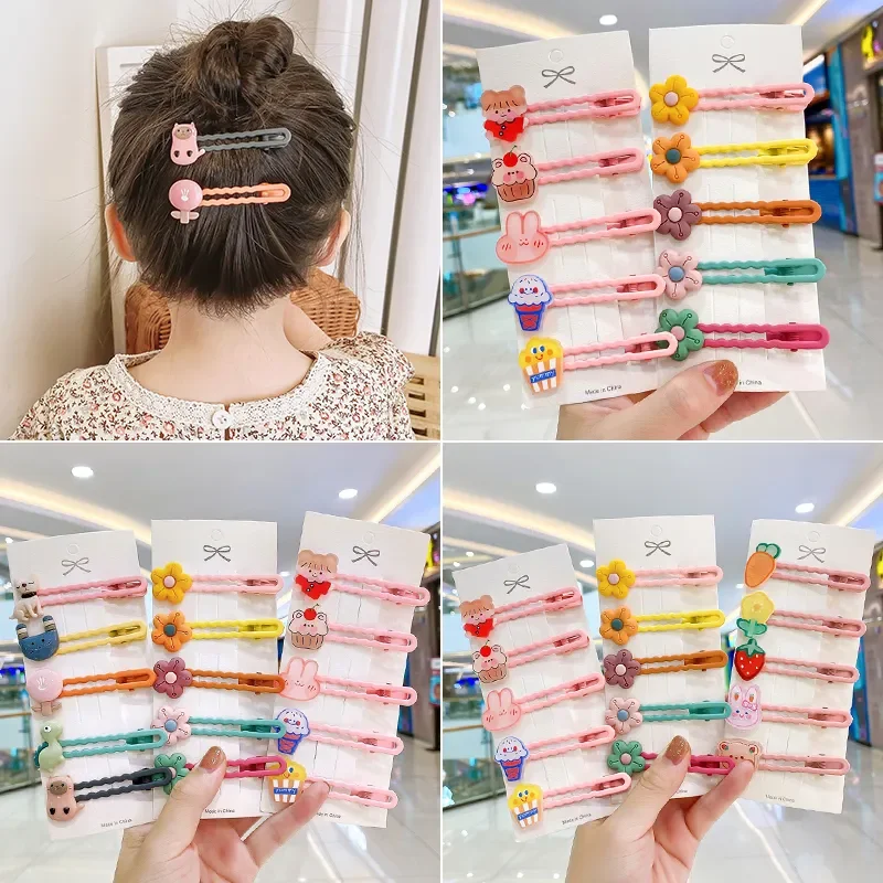 Pcs/Set Children Cute Cartoon Flower Fruit Ornament Hair Clips Girls Lovely Alloy Barrettes Hairpins Kids Hair Accessories
Pcs/Set Children Cute Cartoon Flower Fruit Ornament Hair Clips Girls Lovely Alloy Barrettes Hairpins Kids Hair Accessories