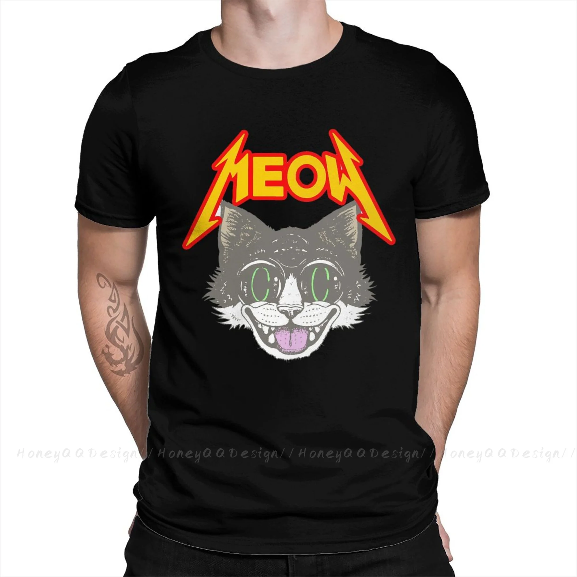 Men Meow Meowtallica TShirt Metal Meowtallica Pure Cotton O neck Tees Harajuku Adult Shirt Oversize
Men Meow Meowtallica TShirt Metal Meowtallica Pure Cotton O neck Tees Harajuku Adult Shirt Oversize