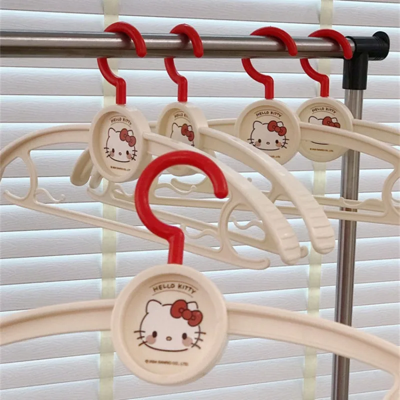 Новая симпатичная пластиковая вешалка Hello Kitty для женской одежды бесшовная