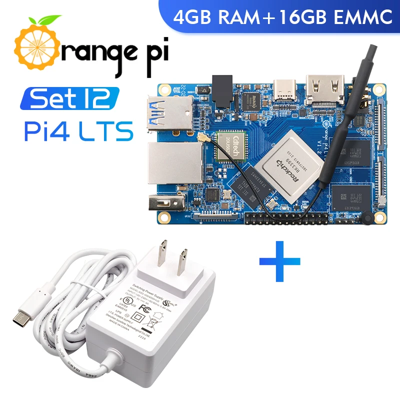 Блок питания Orange Pi 4 LTS 4G16G + 5V 4A Type-C, RK3399, мини-ПК, планшет с открытым исходным кодом, работает на Android,Ubuntu,Debian OS
Блок питания Orange Pi 4 LTS 4G16G + 5V 4A Type-C, RK3399, мини-ПК, планшет с открытым исходным кодом, работает на Android,Ubuntu,Debian OS