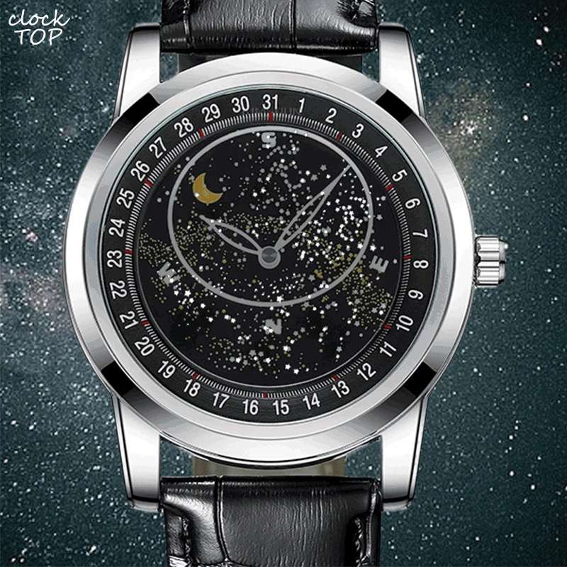 Gypsophila Dial Rotation Men Watch Corium Strap Man Quartz Wristwatch Luminous Waterproof Male Blue Black Relogio Masculino
Gypsophila Dial Rotation Men Watch Corium Strap Man Quartz Wristwatch Luminous Waterproof Male Blue Black Relogio Masculino