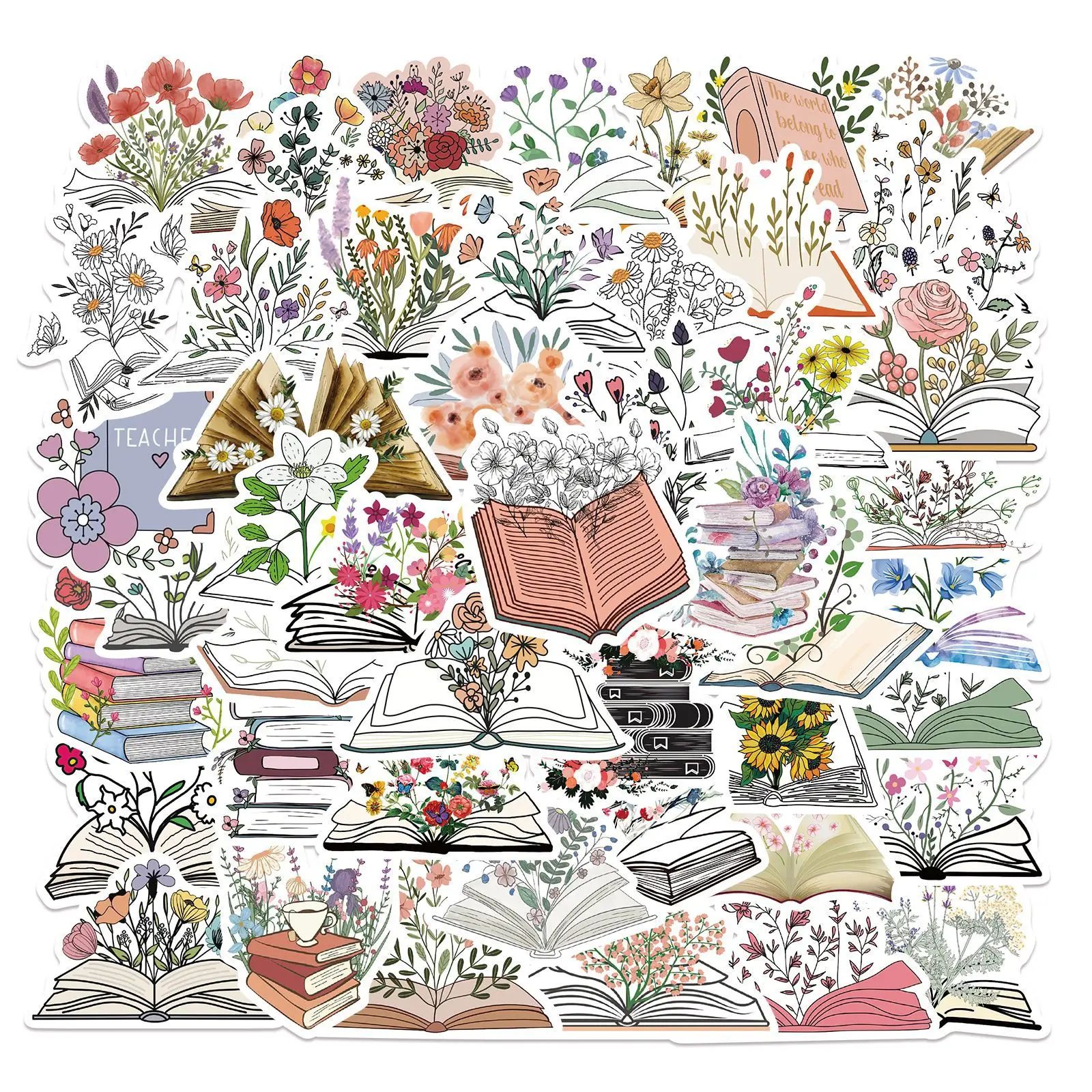 10/50Pcs/Set Vintage Flower Book Stickers For Luggage Laptop Scrapbook Scrapbooking Sticker
10/50Pcs/Set Vintage Flower Book Stickers For Luggage Laptop Scrapbook Scrapbooking Sticker